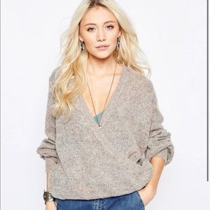 Free People Karina Wrap Sweater